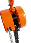 HSZ-E گرد نوع دستی زنجیره بلوک 2 تن OEM دست زنجیره ای بالابر، نارنجی